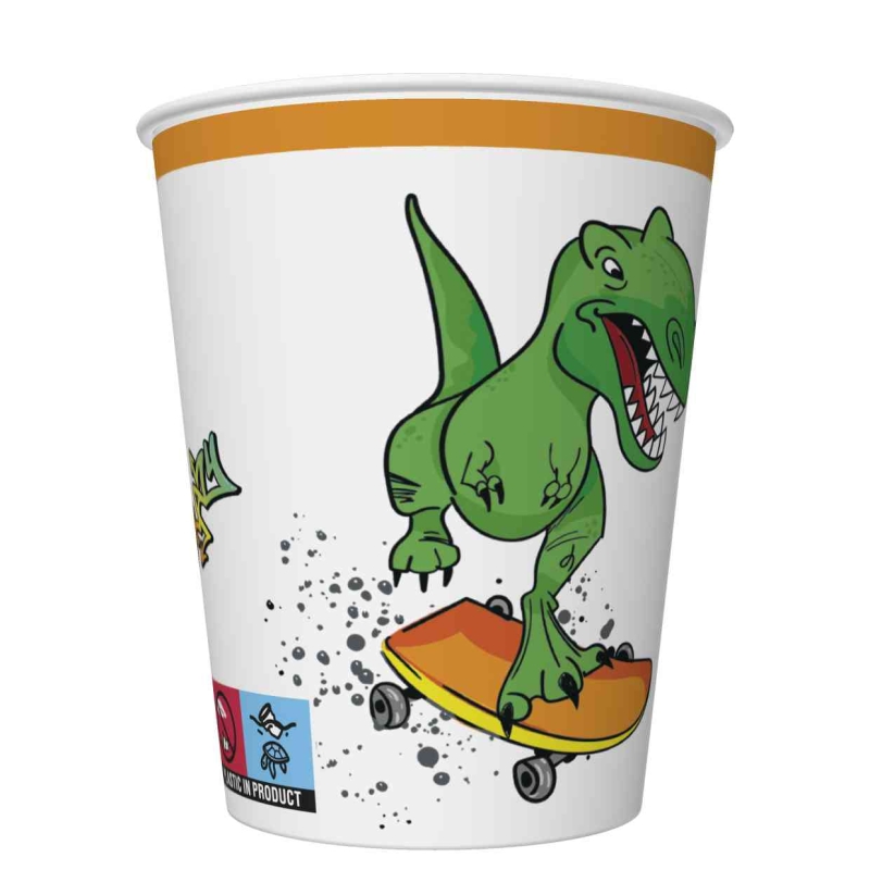 Daisy - Papieren bekers - Crazy Dino Daisy - Papieren bekers - Crazy Dino