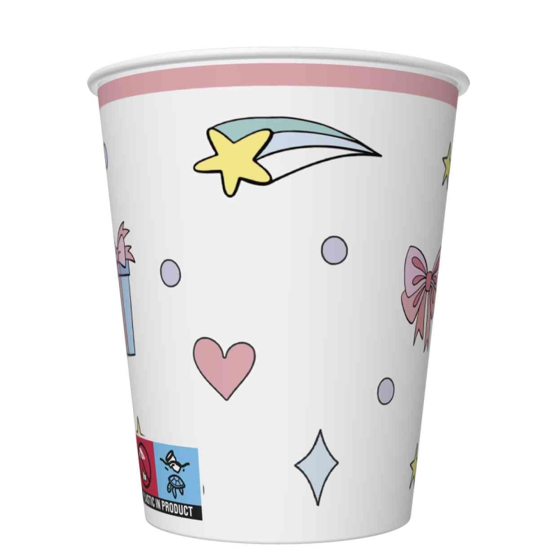 Daisy - Papieren bekers - Colourful Unicorns Daisy - Papieren bekers - Colourful Unicorns