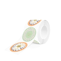 10 Cadeaustickers - Daisy