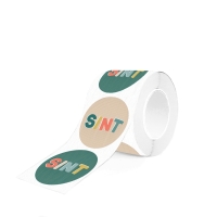 HOP - 10 Stickers Duo - Sinterklaas - Sint Letters Goud