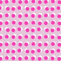 Cadeaupapier 70 cm - Dots roze/neon