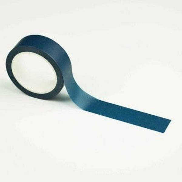 Washi tape - Effen - Dark blue - 15mm