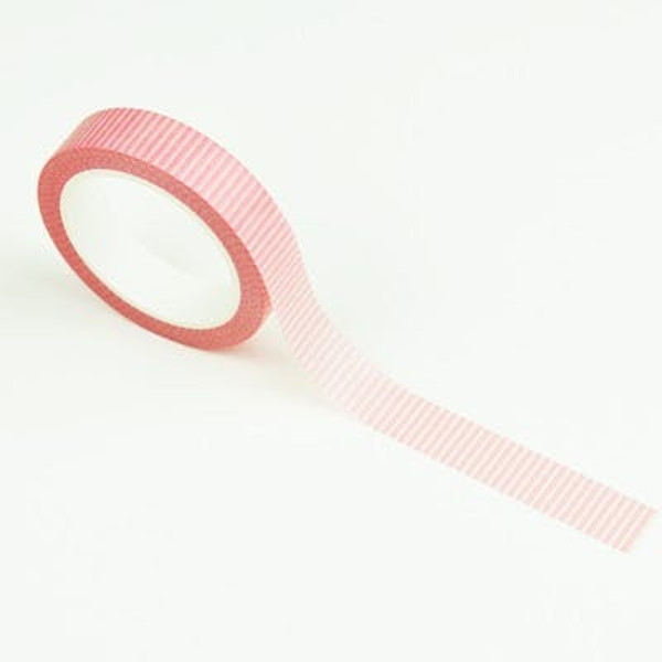 Washi tape - All soft pink stripes - 10mm