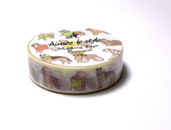 Washi tape - Honden - 15mm