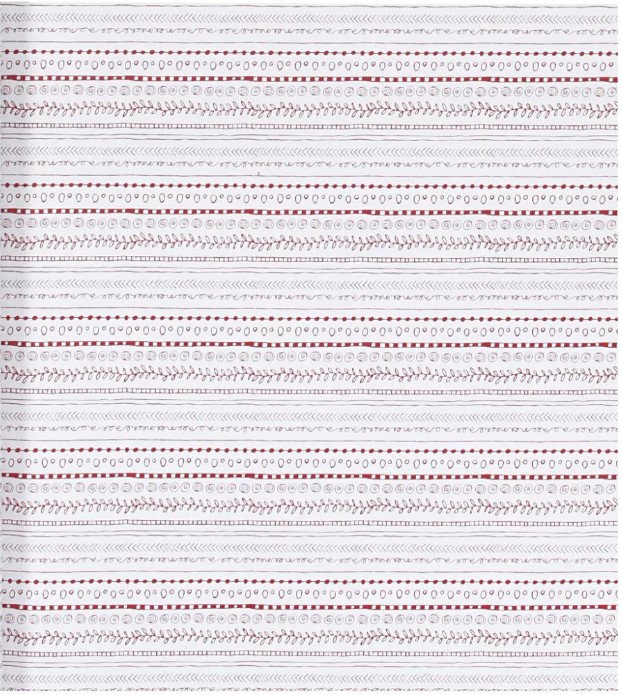 Cadeaupapier 70x400 cm - Doodles - Kerst