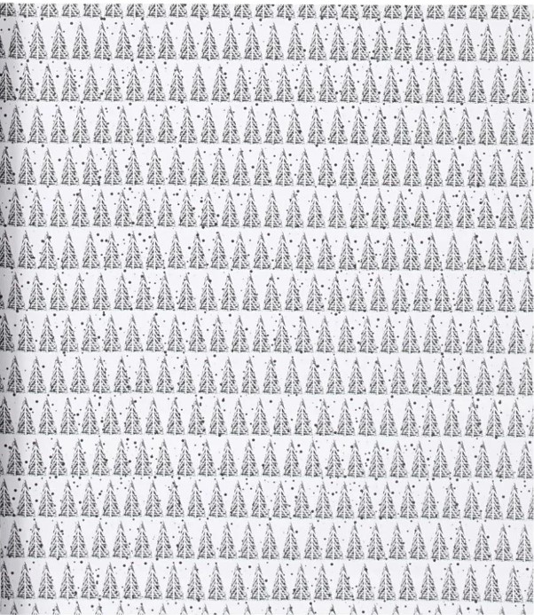 Cadeaupapier 70x400 cm - Dennenboom - Kerst