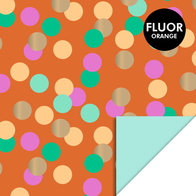 House Of Products Cadeaupapier 70cm - Big Confetti - Mint