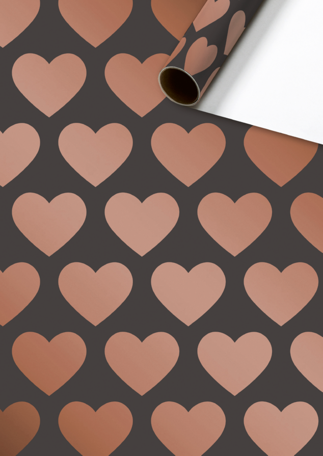 Cadeaupapier 70x200 cm - Askja - Harten