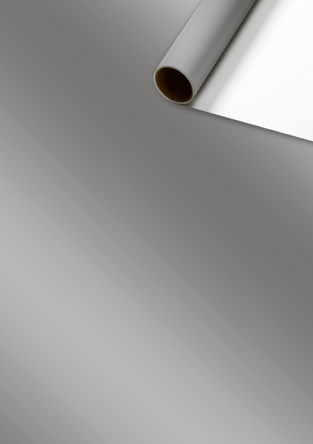 2 rollen Cadeaupapier 70 cm - Uni - Zilver