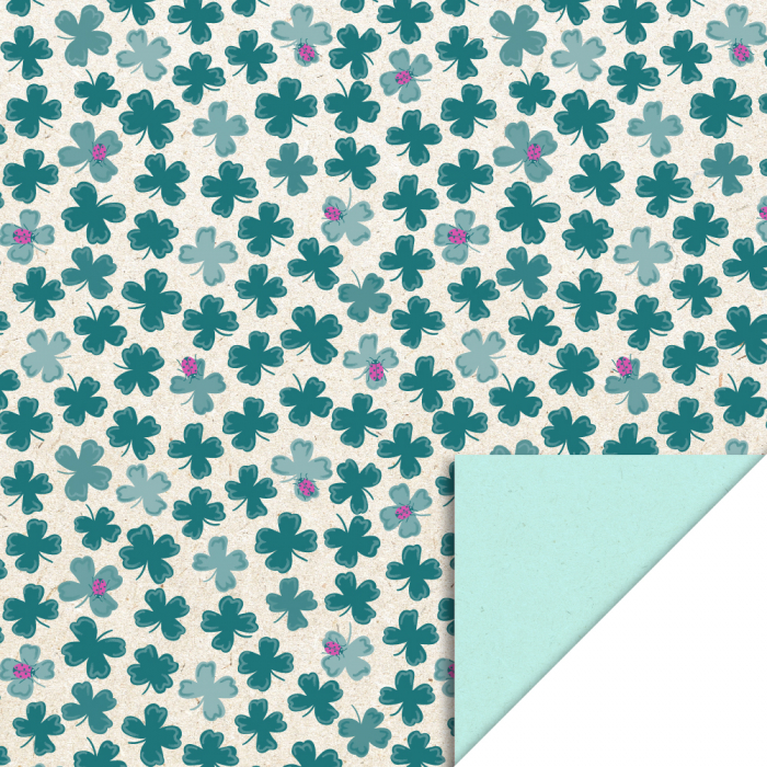 Cadeaupapier 70x300 cm - Luck - Mint