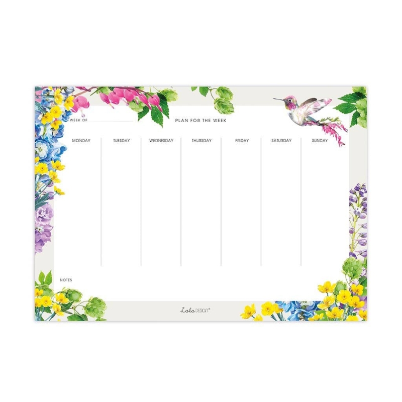 Weekplanner A4 -  Kolibrie