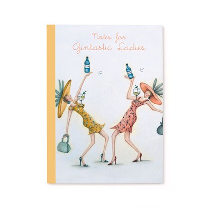 Berni Parker - A6 Notitieboek -  Gintastic Ladies - Gelinieerd