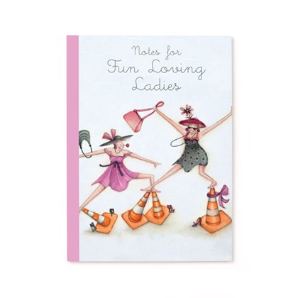 Berni Parker - A6 Notitieboek - Fun loving ladies - Gelinieerd