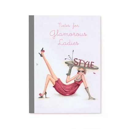 Berni Parker - A6 Notitieboek -  Glamorous ladies - Gelinieerd