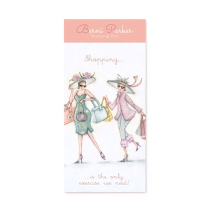 Boodschappenlijstje - Shopping is the only exercise