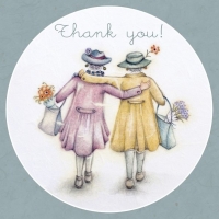 Berni Parker Set van 8 wenskaarten - Thank you