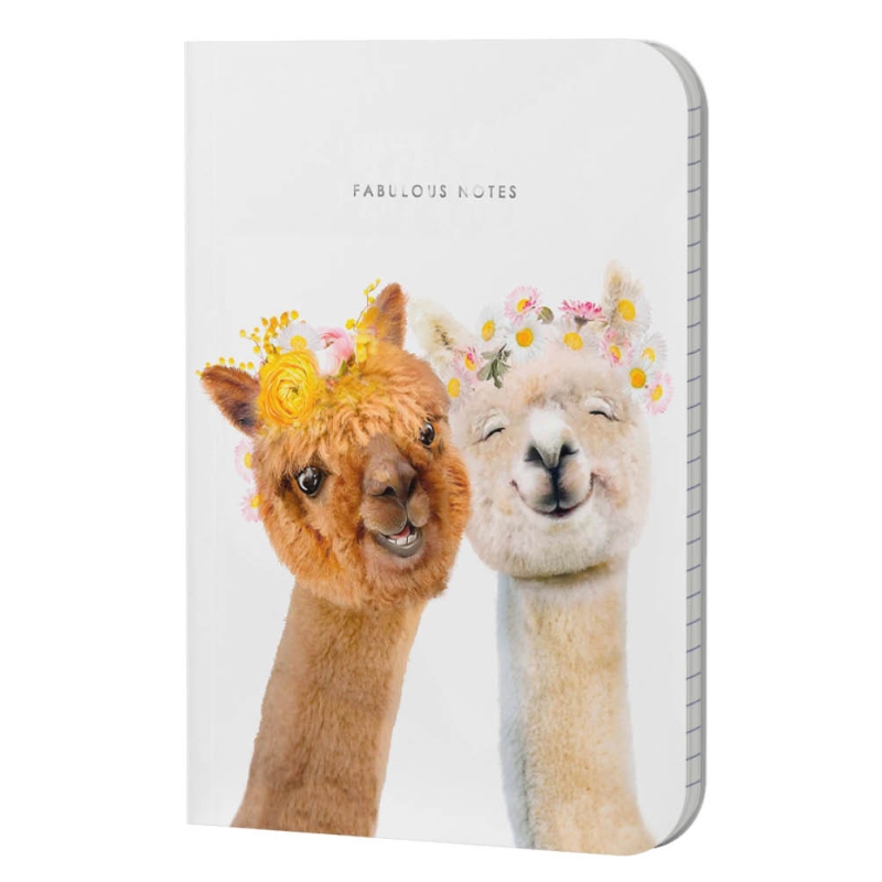Lola Design - A5 Luxe Notitieboek - alpaca - Gelinieerd