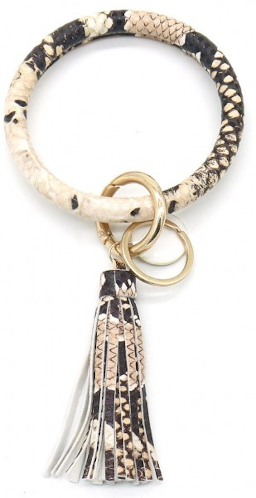 Tas- / sleutelhanger - snake skin