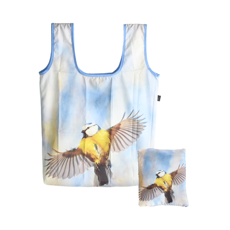 Opvouwbare boodschappentas - Pimpelmees