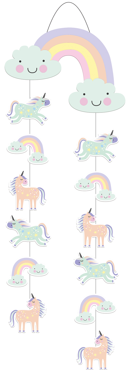 Folat - Hangdecoratie - Unicorns & Rainbows Folat - Hangdecoratie - Unicorns & Rainbows
