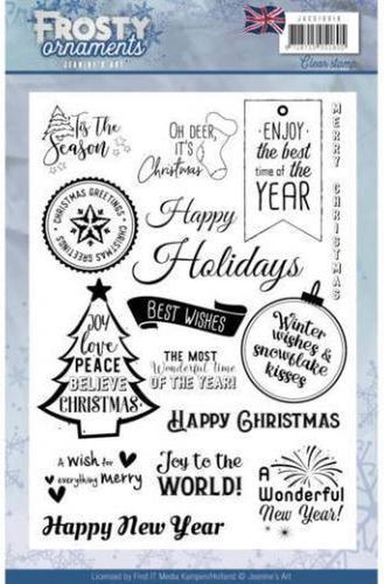 Clear Stamps - Jeanine's Art - Frosty Ornaments