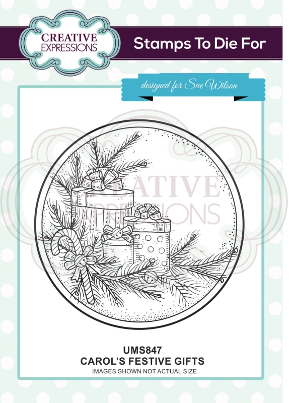 Clear Stamps - Creative Expressions - Carol's Festive Gifts