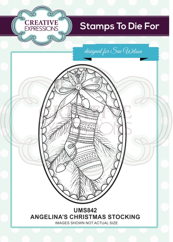 Clear Stamps - Creative Expressions - Angelina's Christmas Stocking