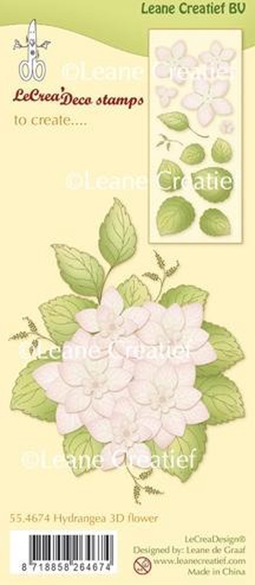 Clear Stamps - Leane Creatief - Hydrangea - 55.4674