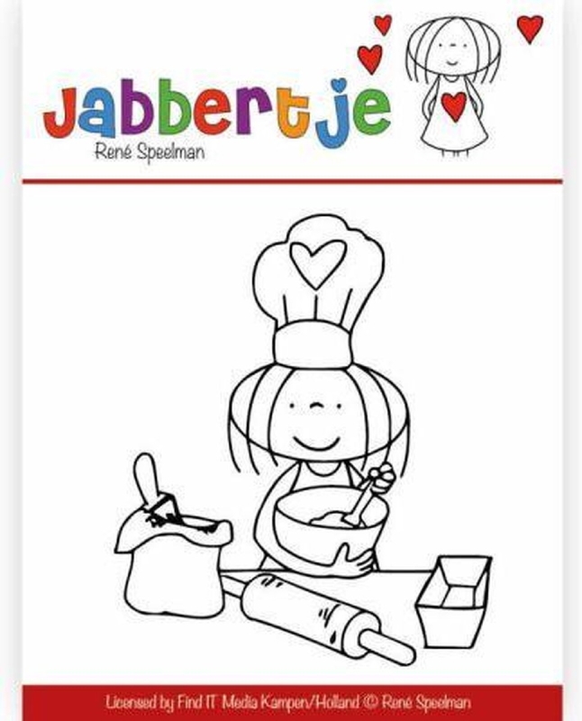 Clearstamp - René Speelman - Jabbertje - Baking Clearstamp - René Speelman - Jabbertje - Baking