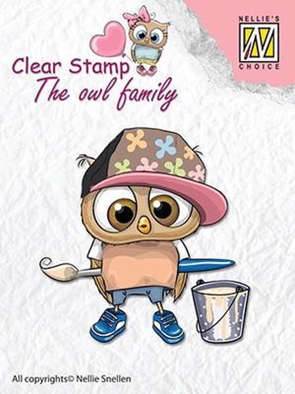 Nellie Snellen - Clear Stamp - The owl family - Artist