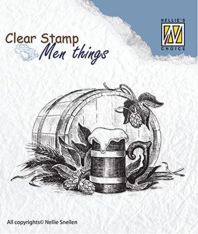 Nellie Snellen - Clear Stamp - Men Things - Beer