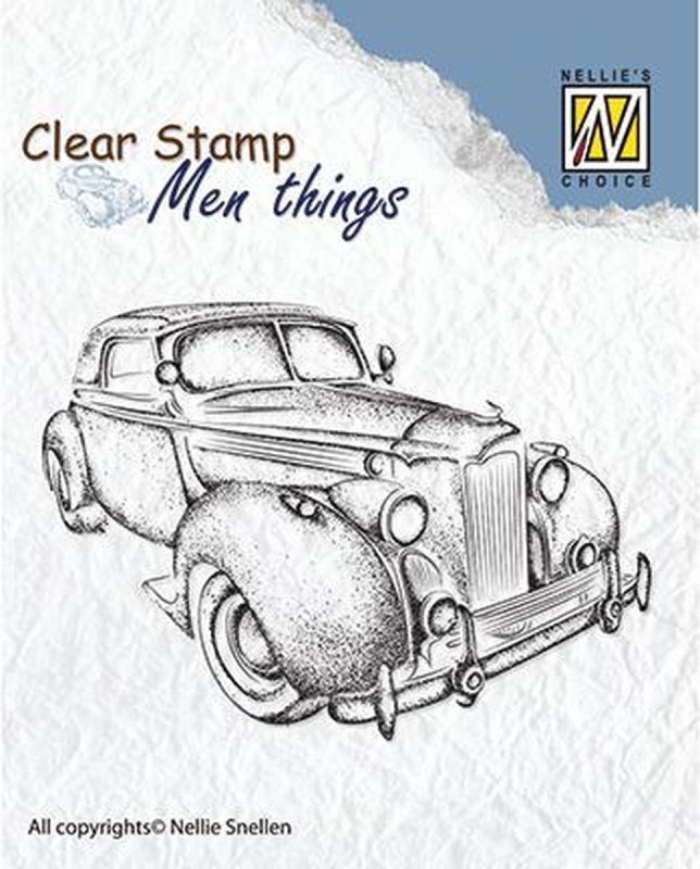 Nellie Snellen - Clear Stamp - Men Things - Oldtimer