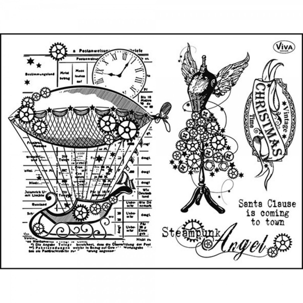 Viva Decor - Clear Stamp - Steampunk Angel