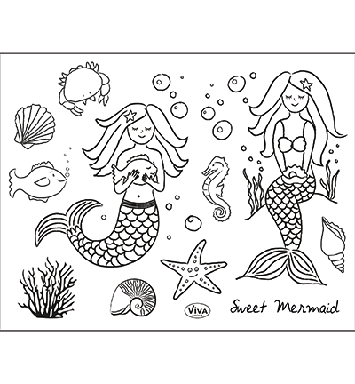 Viva Decor - Clear Stamp - Sweet Mermaid