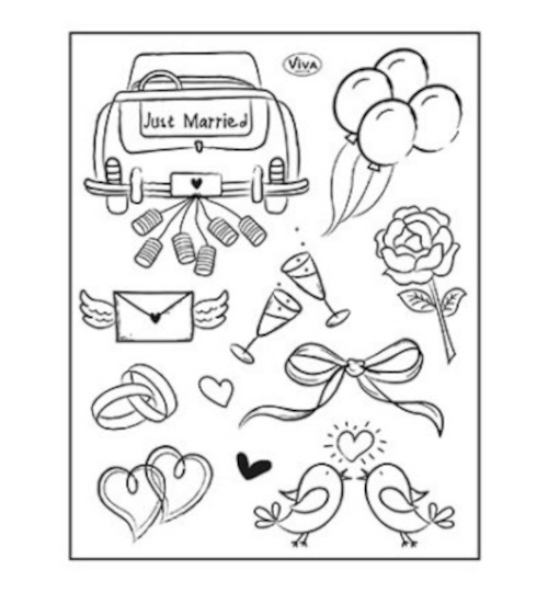 Viva Decor - Clear Stamp - Just Married