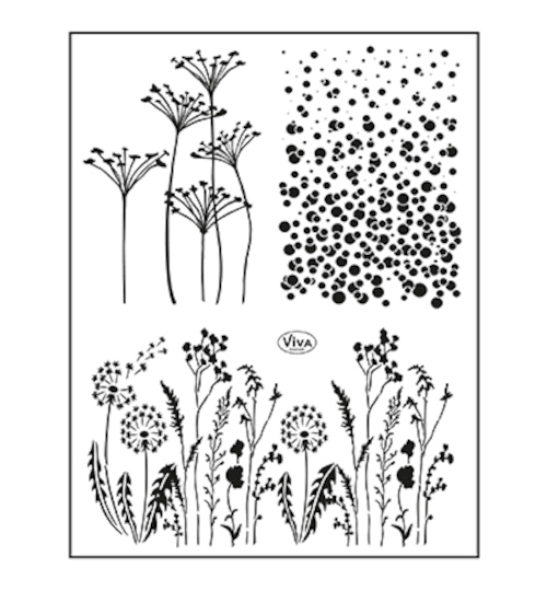 Viva Decor - Clear Stamp - Hintergrund Wiese
