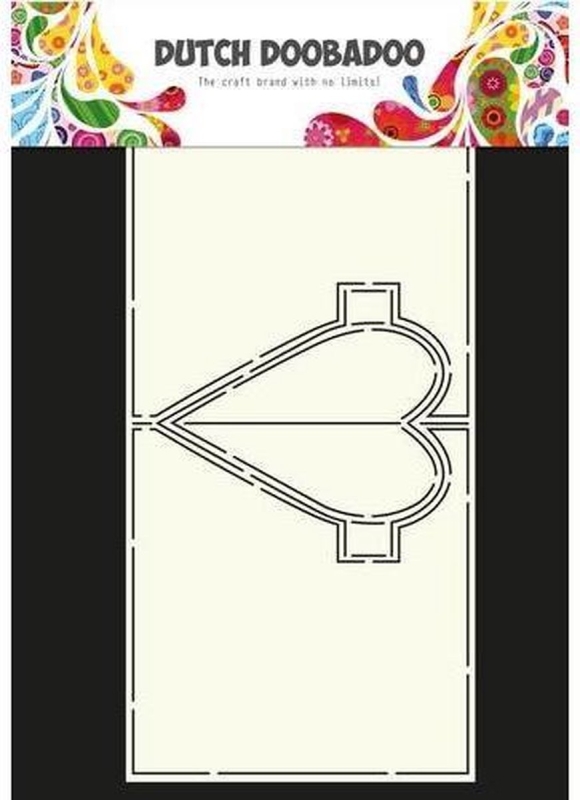 Dutch Doobadoo - Dutch Card Art - Hart Pop Up A4
