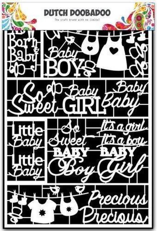 Dutch Doobadoo - Paper Art - Baby A5 Dutch Doobadoo - Paper Art - Baby A5