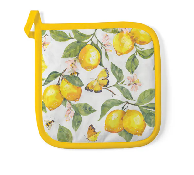 Ambiente - Pannenlap 20x20cm - Fresh lemons white