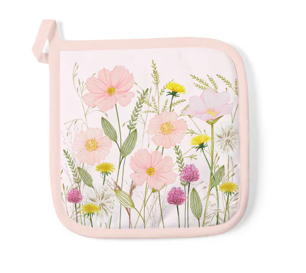Ambiente - Pannenlap 20x20cm - Pastel flowers pink