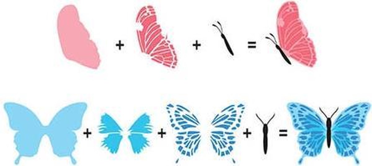 Nellie Snellen - Clear Stamp - Hobby Solution - 3D Butterfly Nellie Snellen - Clear Stamp - Hobby Solution - 3D Butterfly