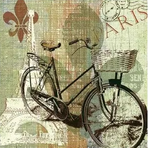 PAW - Lunch servetten - Vintage fiets