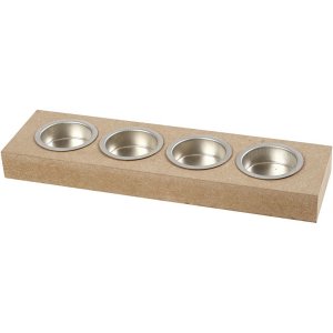 Rechthoekige waxinelichthouder - 25x7 cm Rechthoekige waxinelichthouder - 25x7 cm