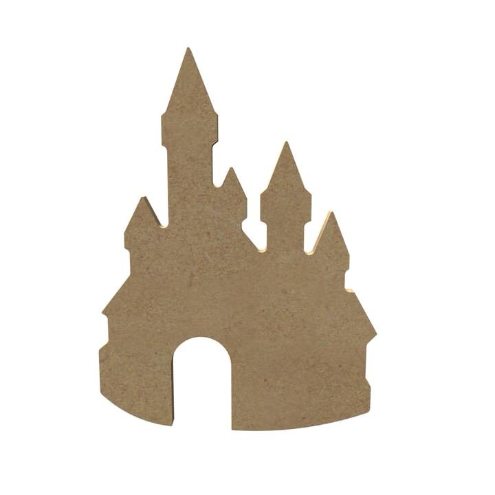 MDF - Figuur Kasteel - 15 cm