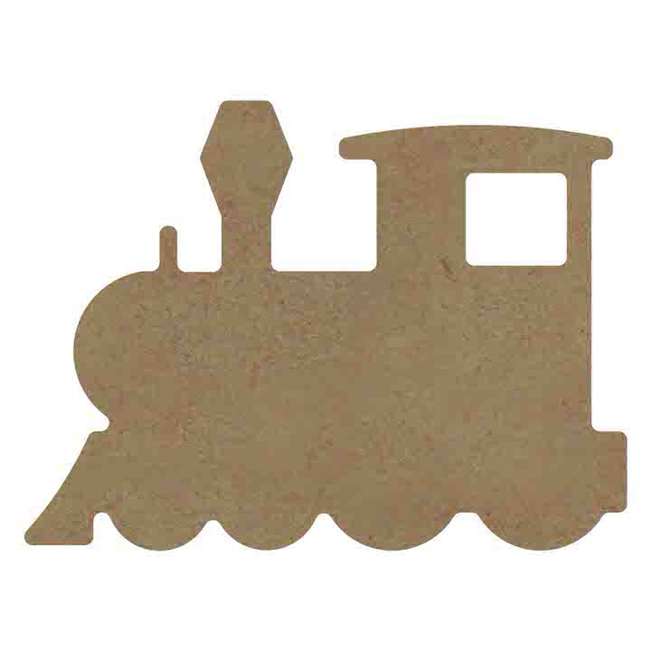 MDF - Figuur Locomotief - 15 cm