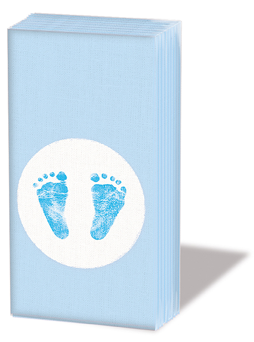 Ambiente Zakdoeken - Baby Steps Boy Ambiente Zakdoeken - Baby Steps Boy