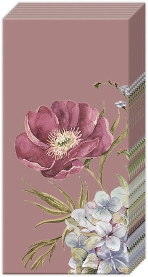 Zakdoeken - Belles Fleurs Old Rose