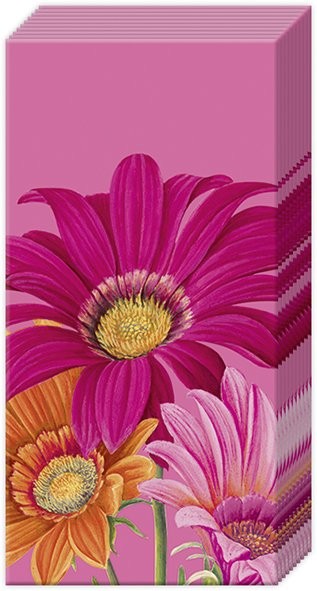IHR Zakdoeken - Joyful Gerbera Pink IHR Zakdoeken - Joyful Gerbera Pink