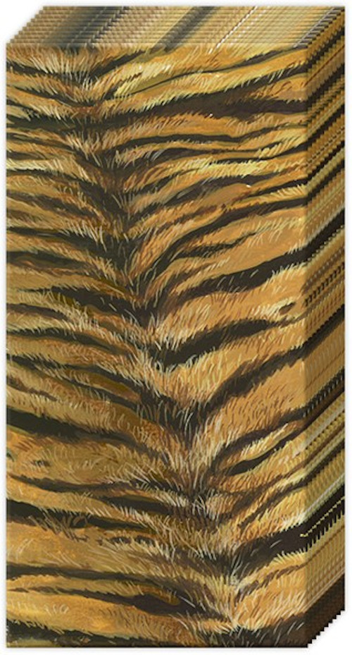 IHR Zakdoeken 6 pakjes  - Tiger print