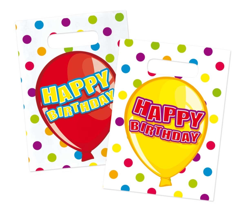 Folat Uitdeelzakjes - Happy birthday